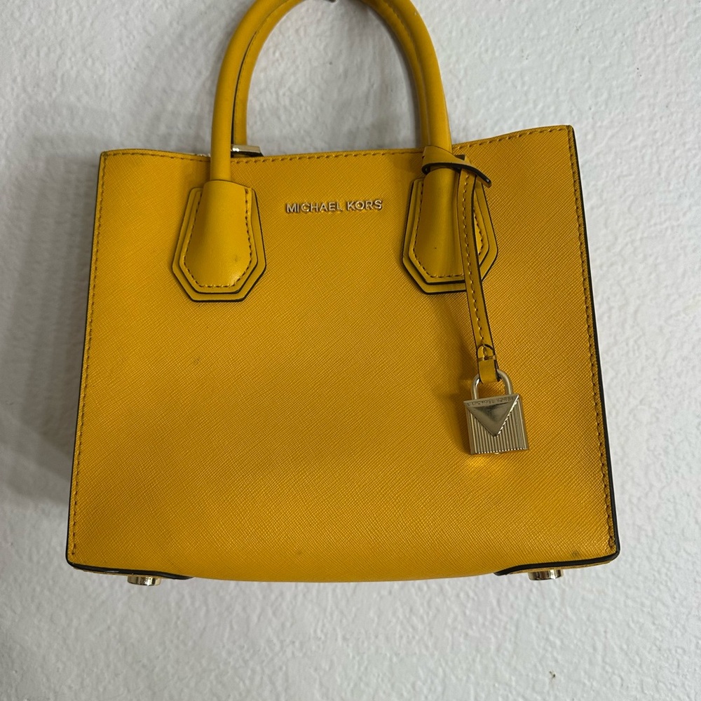 Michael Kors Mustard Mini Bag - Picture 5 of 8